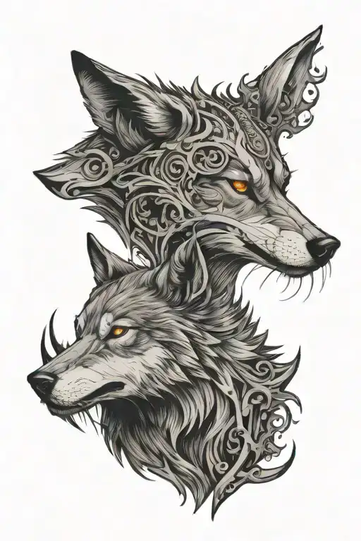 Good Wolf And Bad Wolf