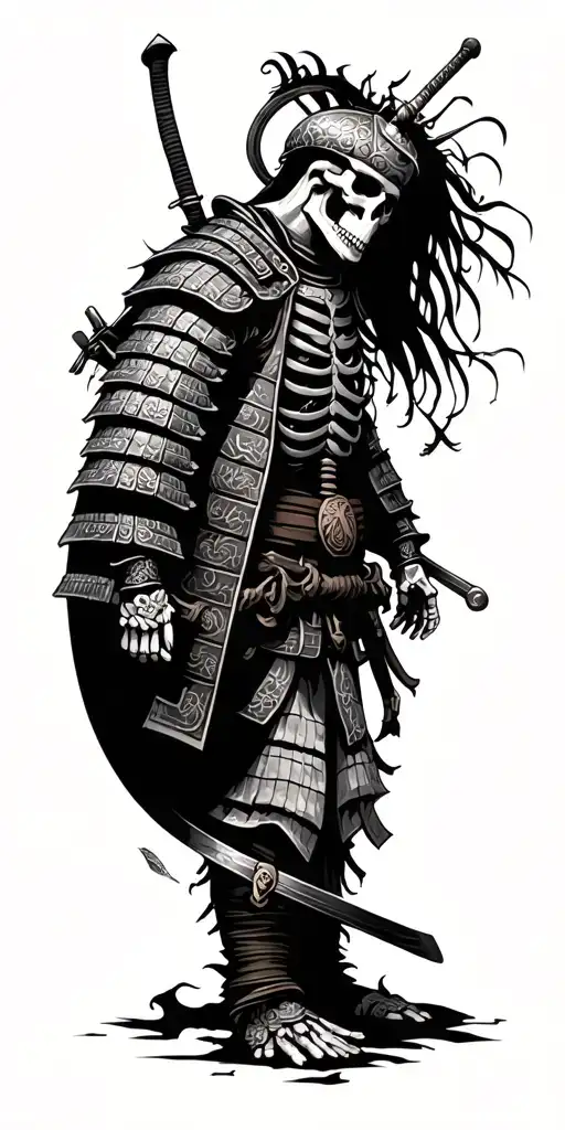 Samurai Skeleton Warrior