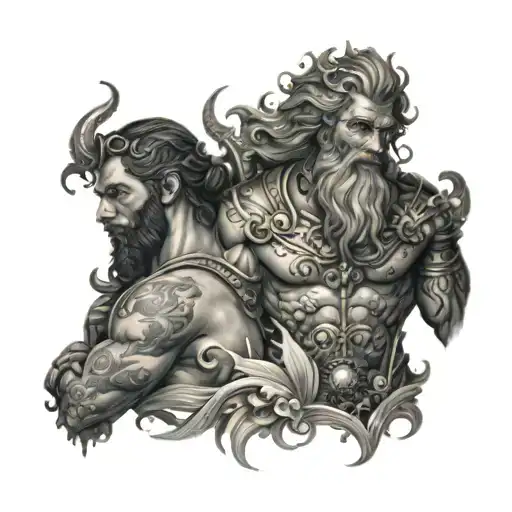 A Filler Between A Mythic Guy And Poseidon