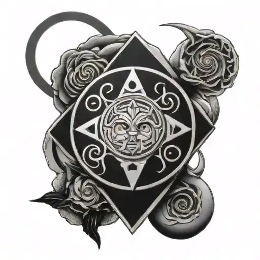 Hecate Symbol Triple Moon Symbol