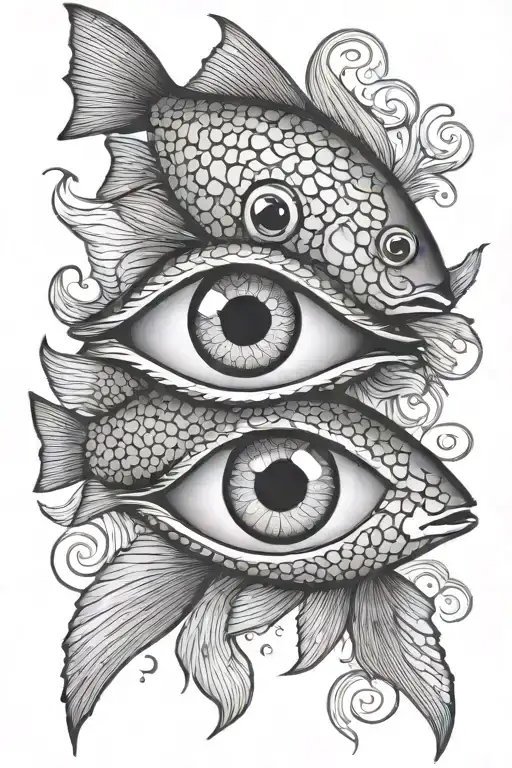 Eyeballs Fish Scales