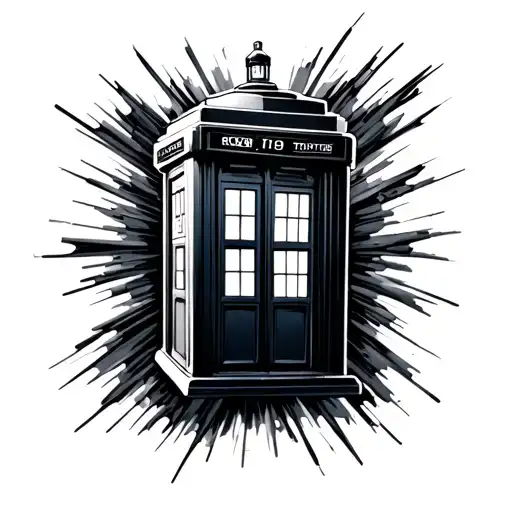 Tardis In The Time Vortex