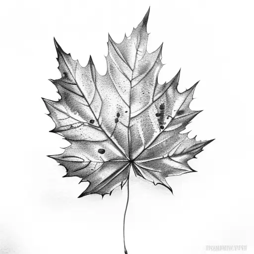 2 Water Color Autumn Leafs