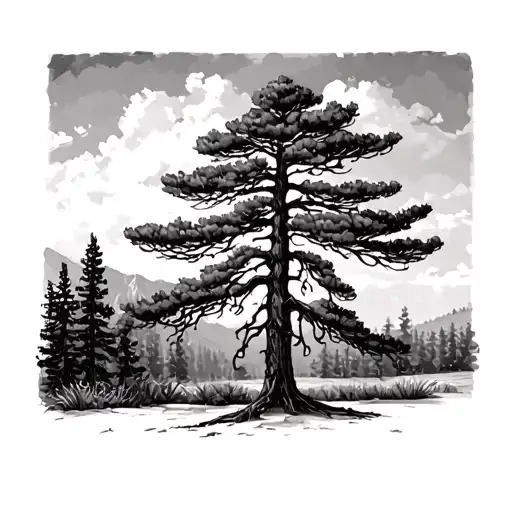 Ponderosa Pine Tree From Colorado