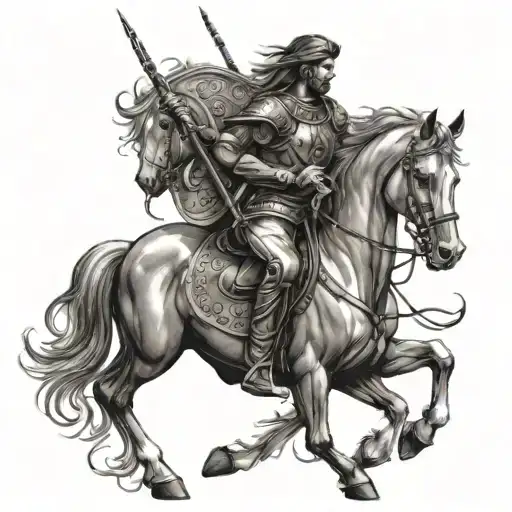 Sagittaruis And Horse