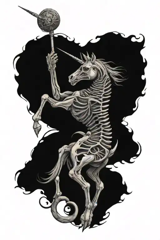Unicorn Skeleton Rearing