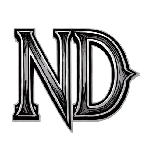 Initials N D Love You More