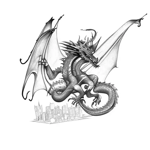 Dragon And City