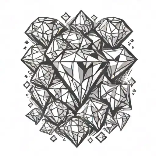 Pile Of Diamonds