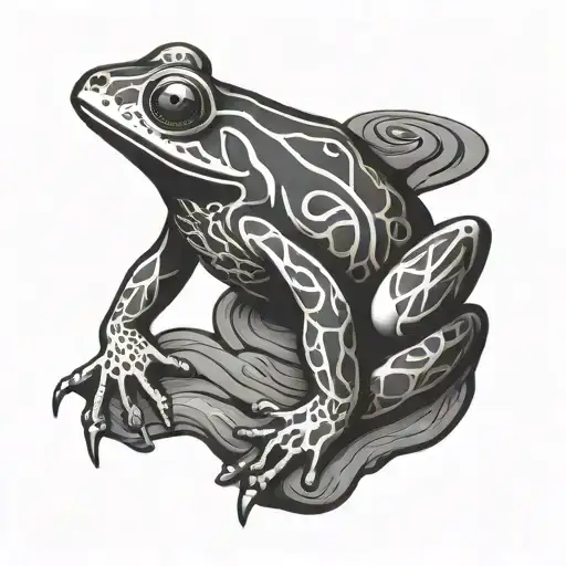 Chinese Stone Frog Hieroglyph