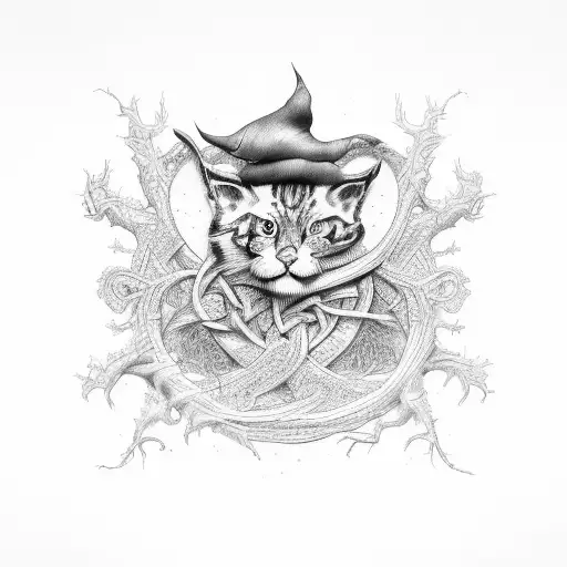 A Detailed Illustration Of Benjamin's Name Intertwined With Elements Of Nature