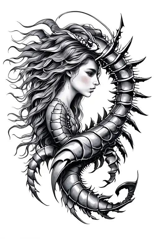 Virgo And Scorpio Intertwined