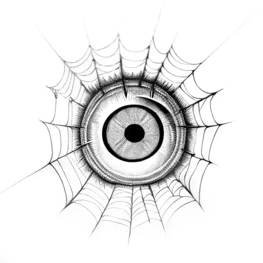 Eye In Spider Web