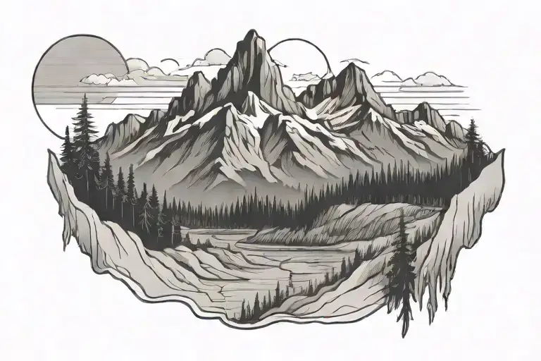 Bitterroot Mountain Range