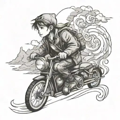 Boy On A Journey Trough Good And Bad Times