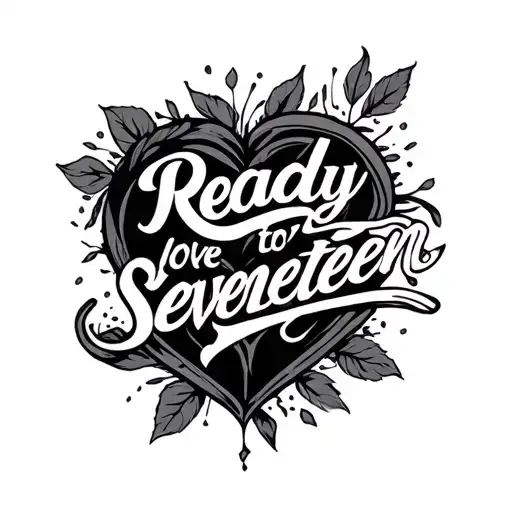 Ready To Love Seventeen Logo Hidden Within