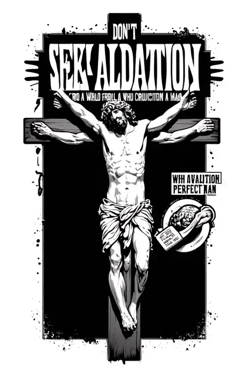 Cool Font Saying Don't Seek Validation From A World Who Crucified A Perfect Man