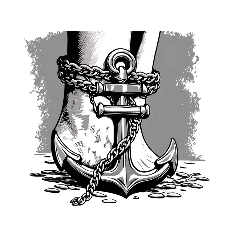 Anchor Anklet Chain