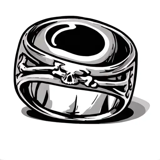 Pirate Ring With Semicolon