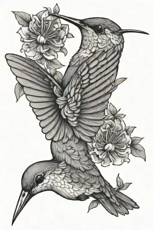 Hummingbird Upsidedown