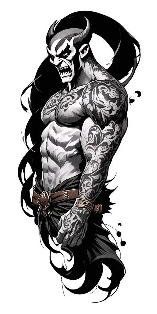 Irezumi Hellboy