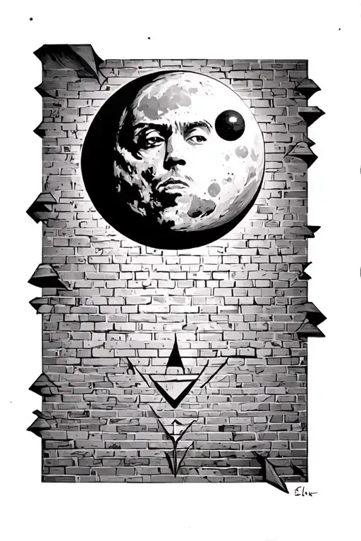 Pimk Floyd Another Brick In The Wall And Prism And Moon