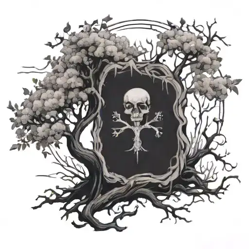 A Poison Tree With The Poem Written