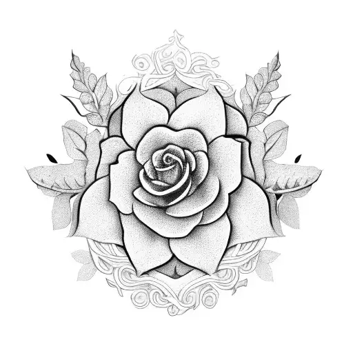 Floral Crown Initial