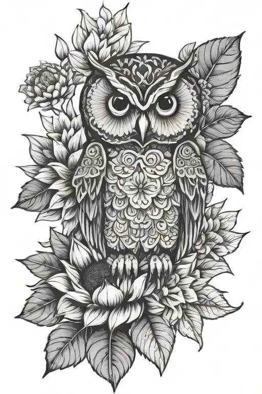 Sunflowers Owl Lotus Mandelas