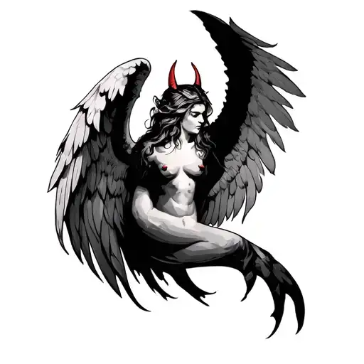 Angel And Devil Shoulder