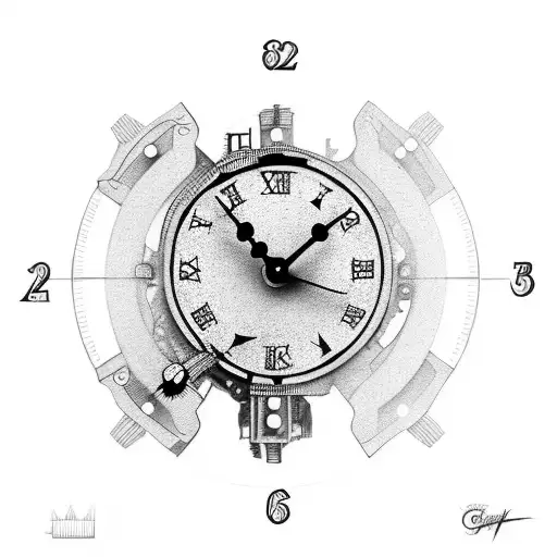 Insidd Of Clock Mechanism Broken