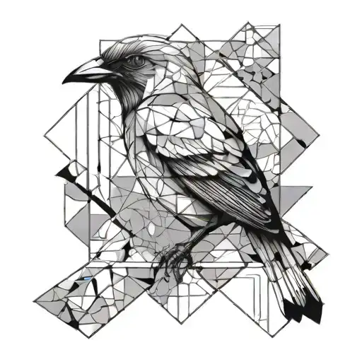 Geometrical With A Bird