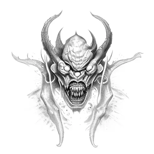 Some Monster Or Demon Which Is Very Vile And Doesn't Look Like A Person