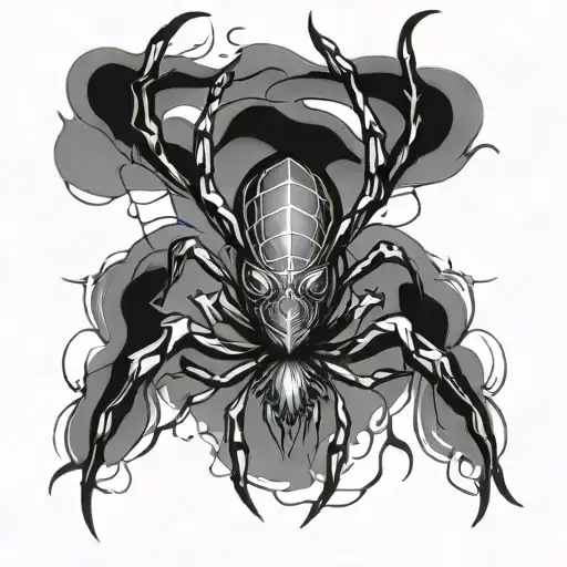 Spider With Aura Surrounded