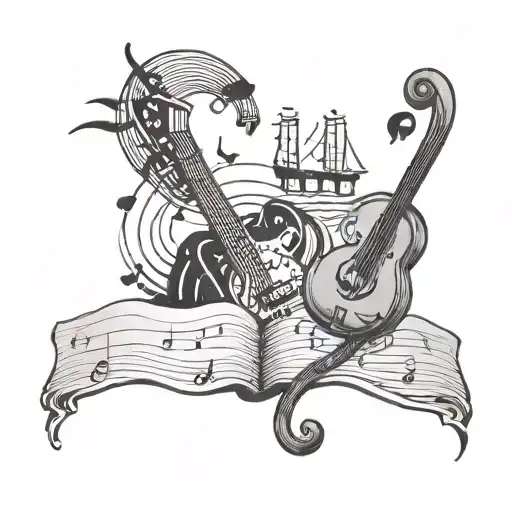 Travel And Music Notes