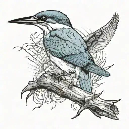 Kingfisher Eating Fish