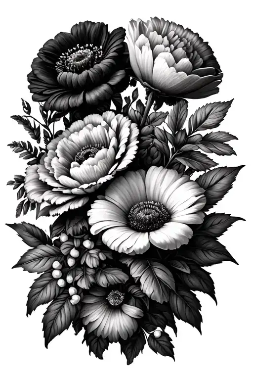 May And March And September Birth Flowers Growing