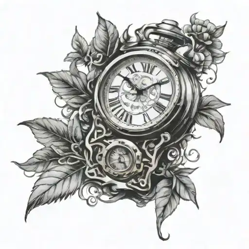 Old Fashion Clock With Stan Lee Signature Inside Clock