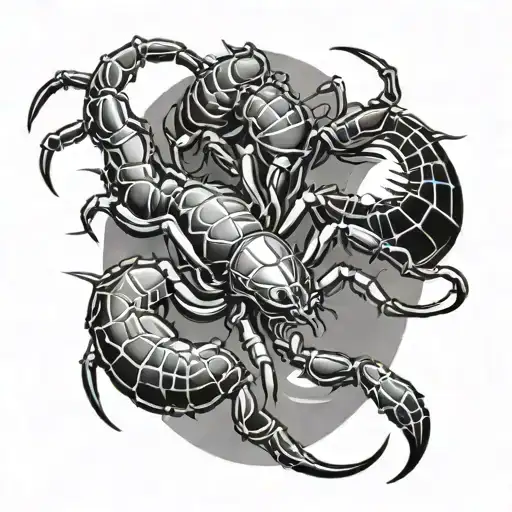 Scorpion And Black Widow Spider