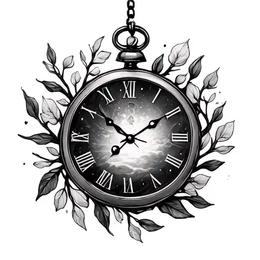 Watch Pendants With The Time Of My Kids Births Instead Branches