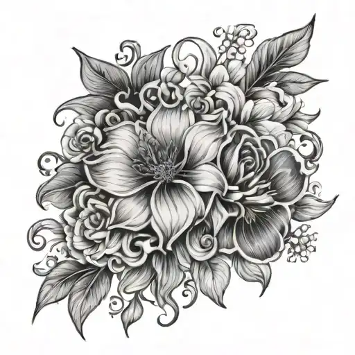 Floral With Dedication To Your Chosen People