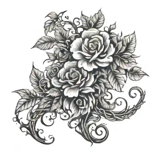 A Quote About The Power Of Nature Intertwined With Vines And Flowers