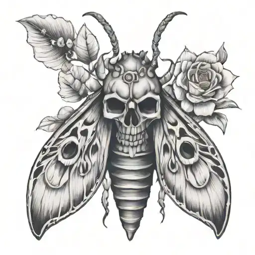 Death Skull Moth