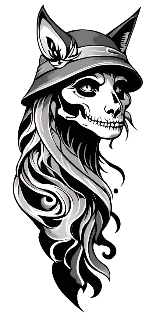 Individual Tattoos In The Style Of Hut