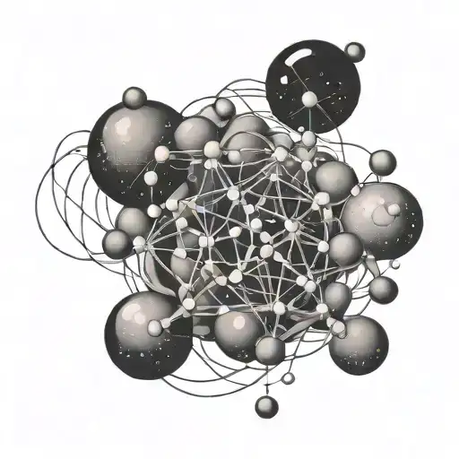 Galaxy Serotonin Molecule