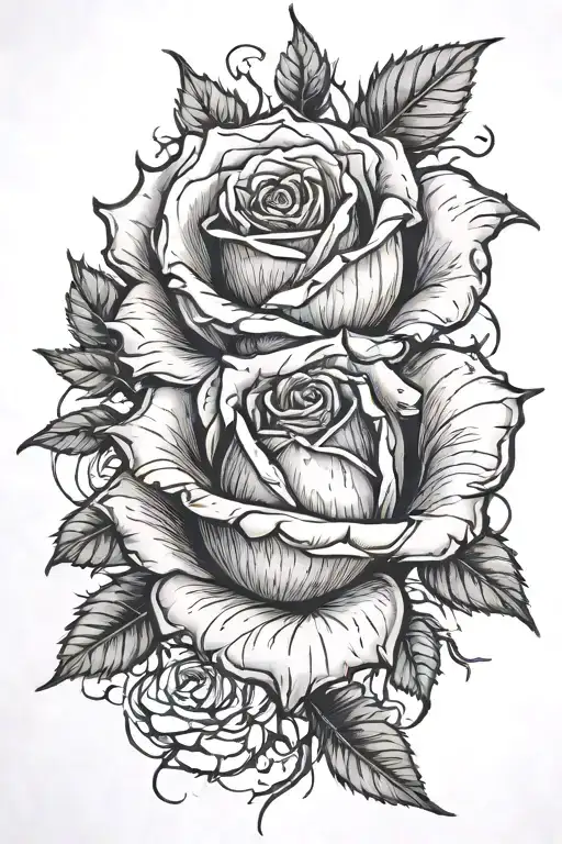 Wilting Rose With Bloody Thorns