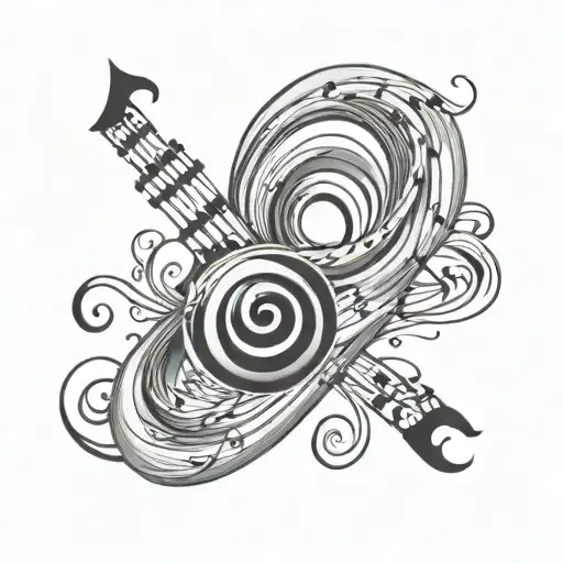 Hurricane With Music Notes