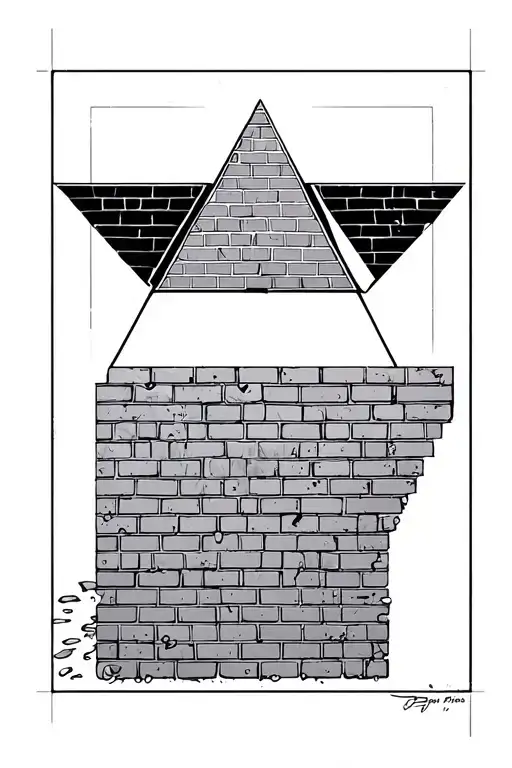 Pink Floyd Prism Another Brick In The Wall Cover Art