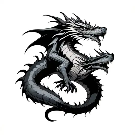 Mother Killed Dragon Wrapped Loosely