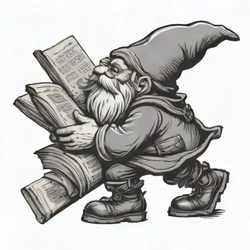 Gnome With Book
